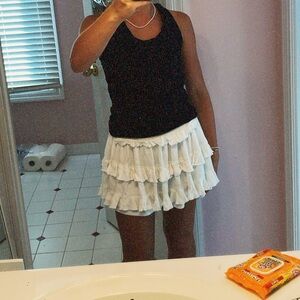 White altar’d state flowy skirt